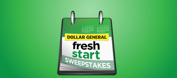 Dollar General Fresh Start Sweepstakes