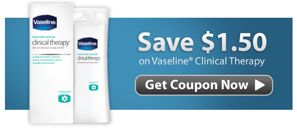 Save $1.50 on Vaseline® Clinical Therapy. Get Coupon Now