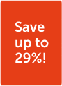 Save up to 29%