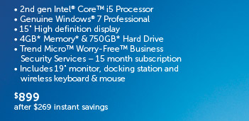 Take you business to the next level. Start with a laptop bundle your business can rely on. ...Shop Now