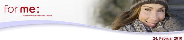 Header mit for me Logo