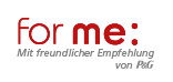 for me: Mit freundlicher Empfehlung von P&G