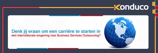 Denk jij eraan om een carriere te starten in
een internationale omgeving voor Business Services Outsourcing?