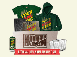 Regional Dew Name Finalist Kit