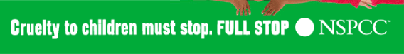 Cruelty to children must stop. FULL STOP. NSPCC Cruelty to children must stop. FULL STOP. NSPCC